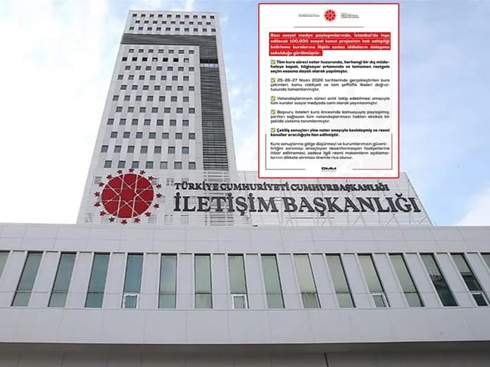 DMM'den İstanbul'daki 100 bin konut kurasına ilişkin dezenformasyon açıklaması