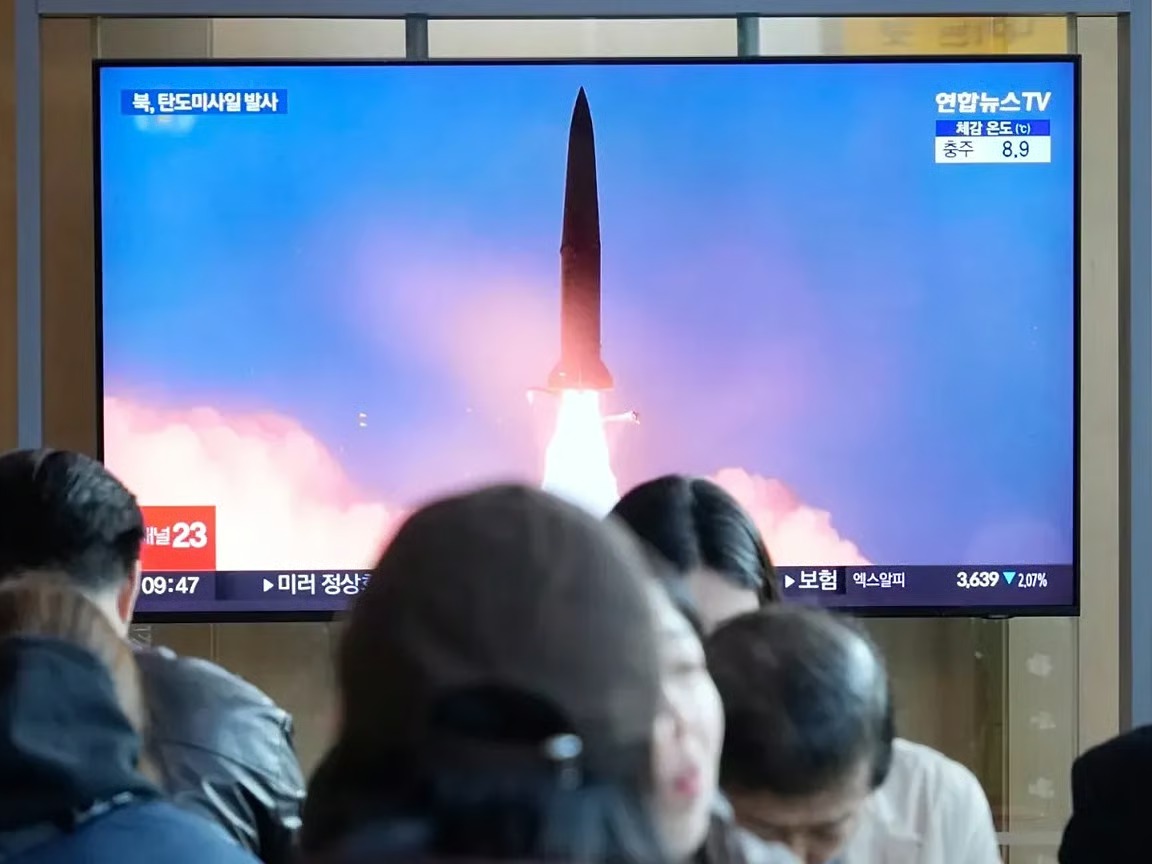 North Korea Conducts Ballistic Missile Test 