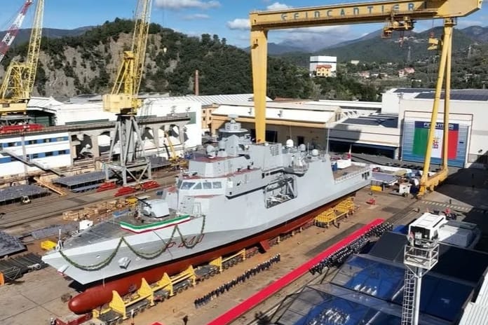 İtalya, donanma modernizasyonu kapsamında yeni nesil ilk açık deniz karakol gemisini denize indirdi