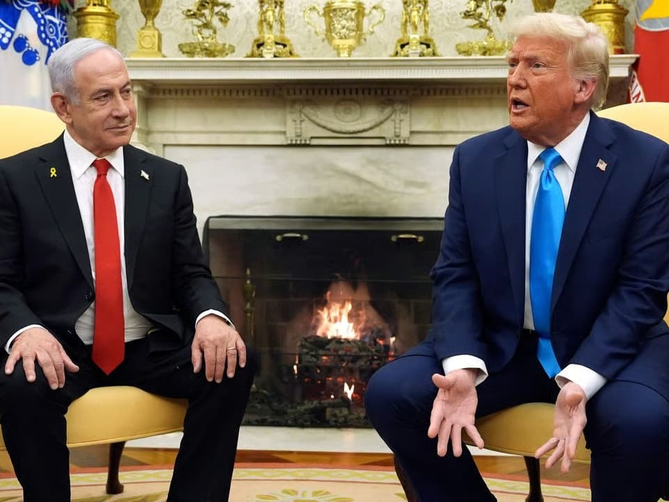 Netanyahu ile Trump Oval Ofis'te görüşecek