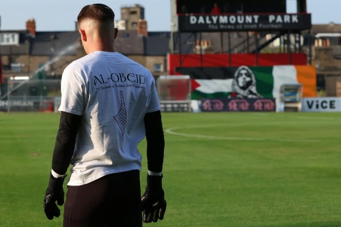 'Kırmızı kart'ın ardından yeni eylem: Bohemian FC, Filistin davasına olan desteğini bir kez daha ilan etti