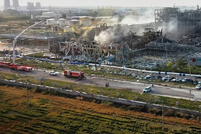 Çin'de kimya fabrikasında büyük patlama: 5 ölü