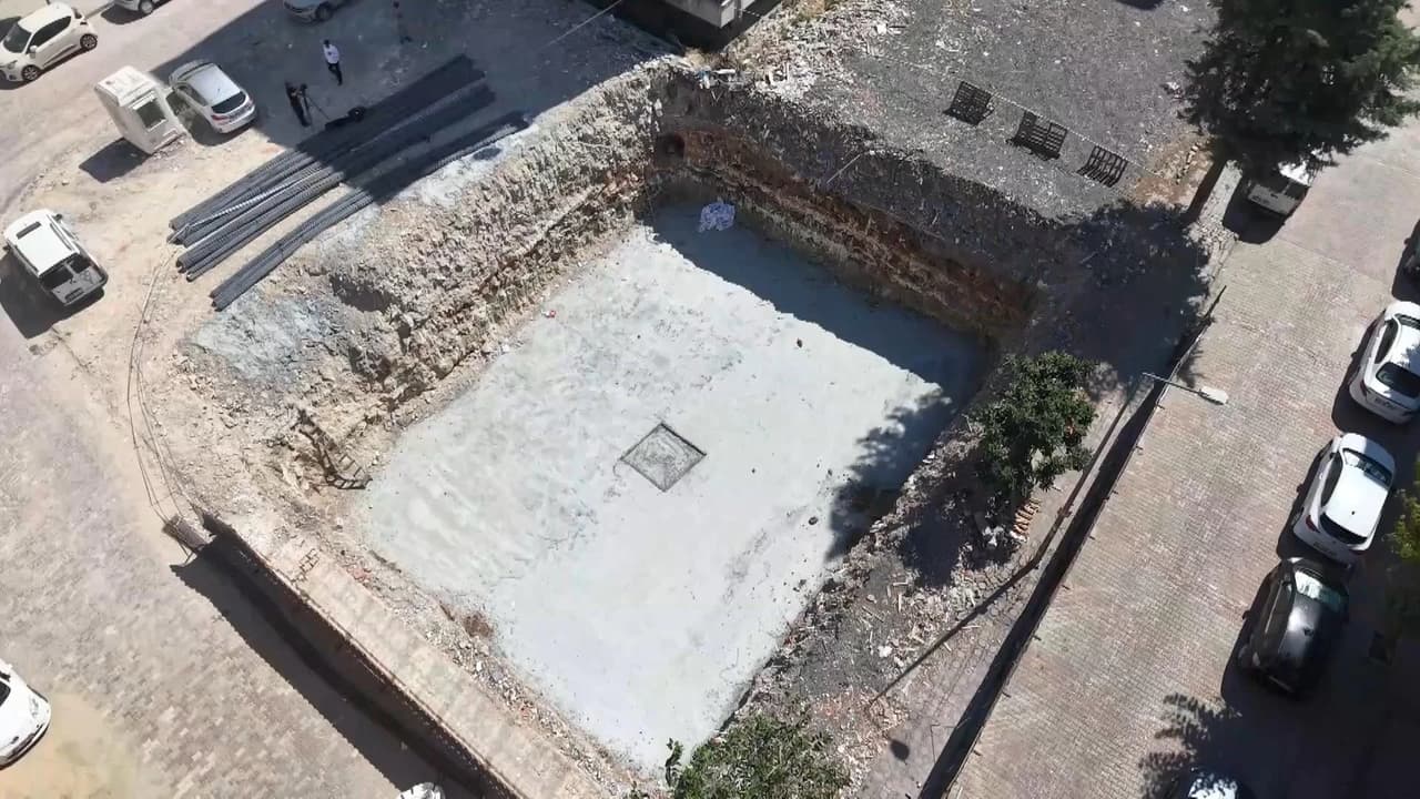 Bahçelievler'de inşaatta tarihi eser bulundu