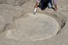 Elazığ'daki kazılarda 6 bin yıllık 'boğa başlı sunak' bulundu