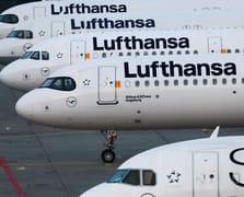 Alman havayolu şirketi Lufthansa'da çalışanlar yarın greve gidecek