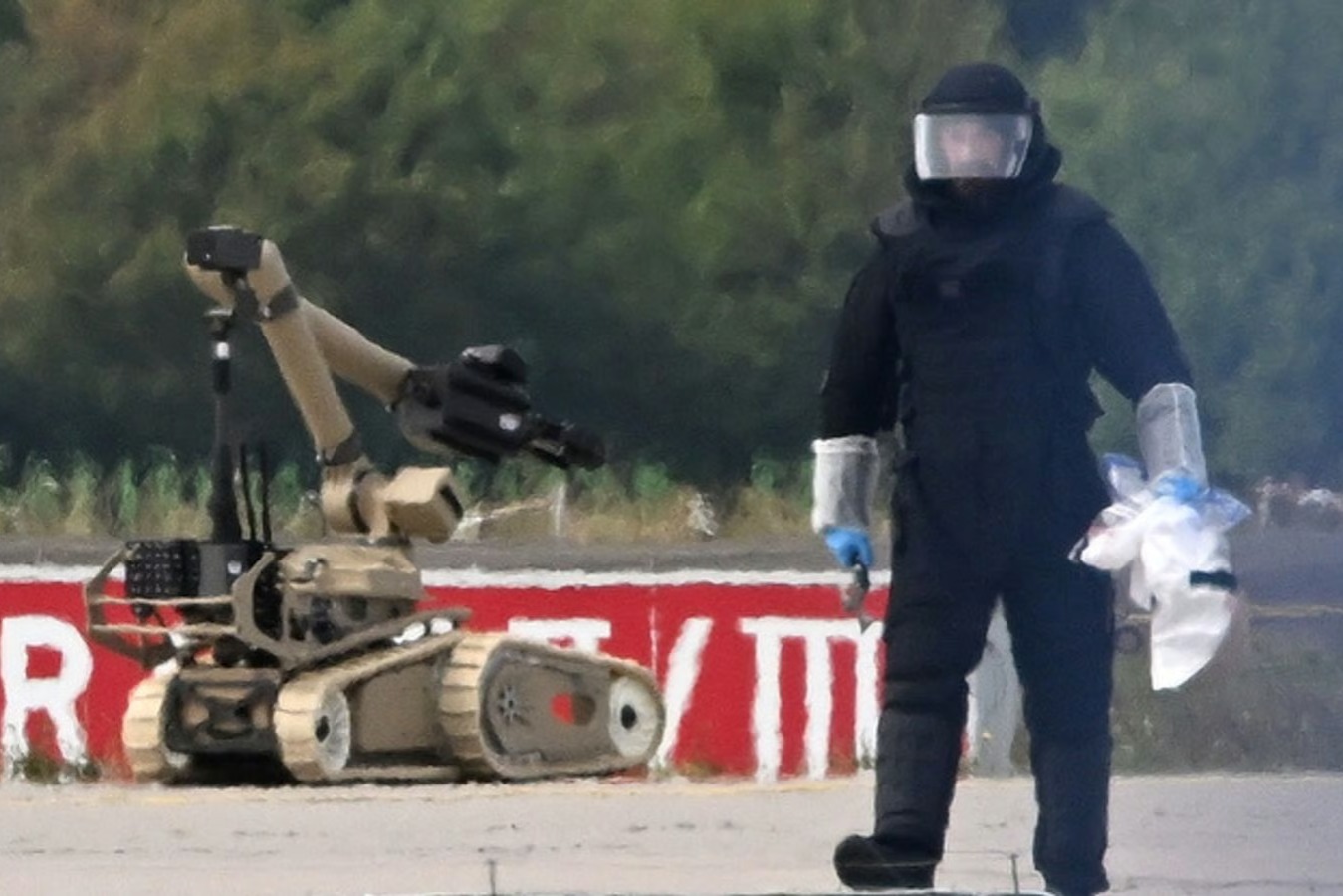 An explosive-laden drone was found and defused at Germany's Leipzig/Halle Airport - AP News