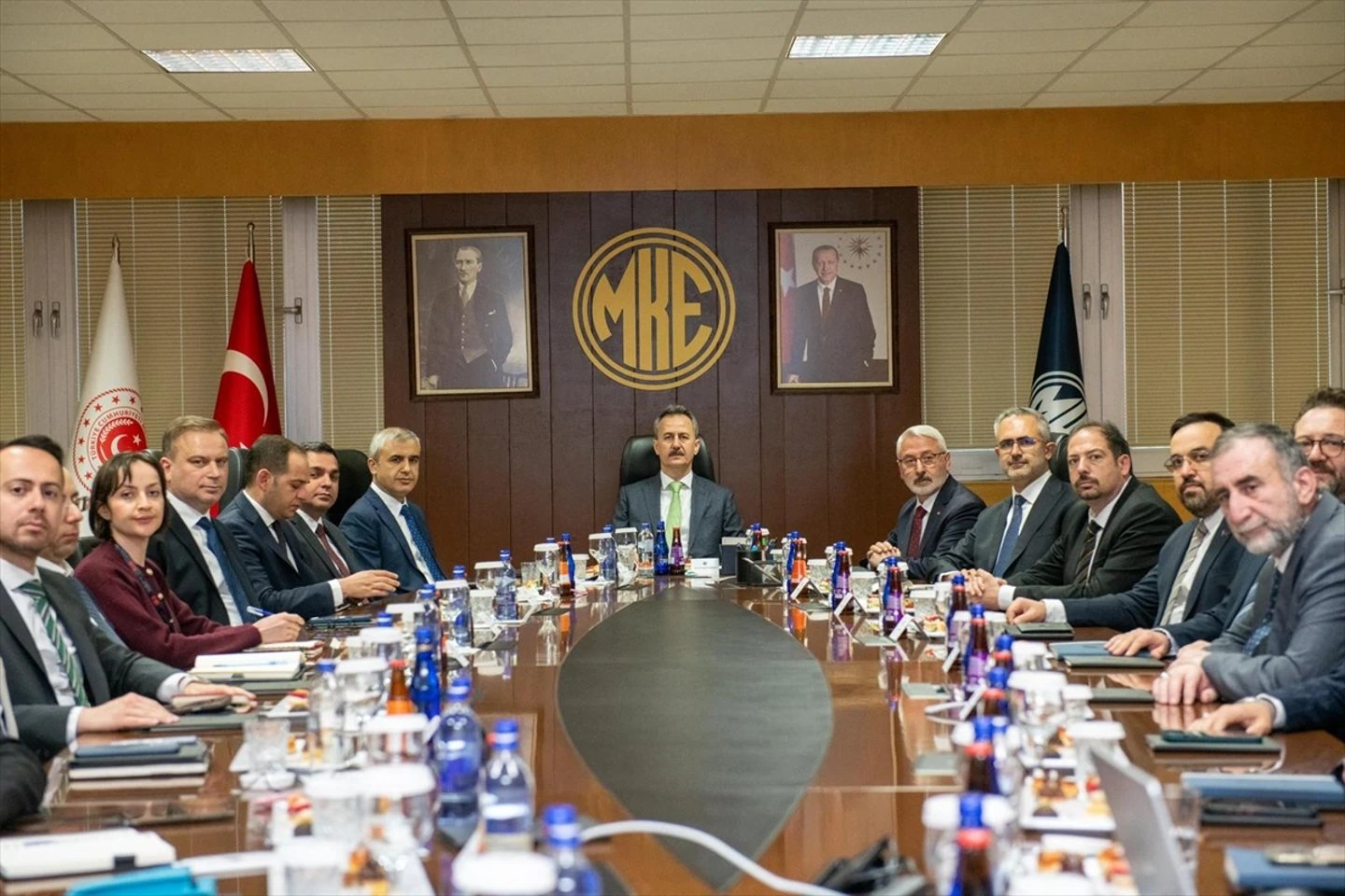 SSB Başkanı Prof. Dr. Haluk Görgün ve MKE Genel Müdürü İlhami Keleş