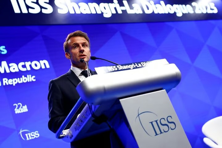Macron Warns of US-China Divide