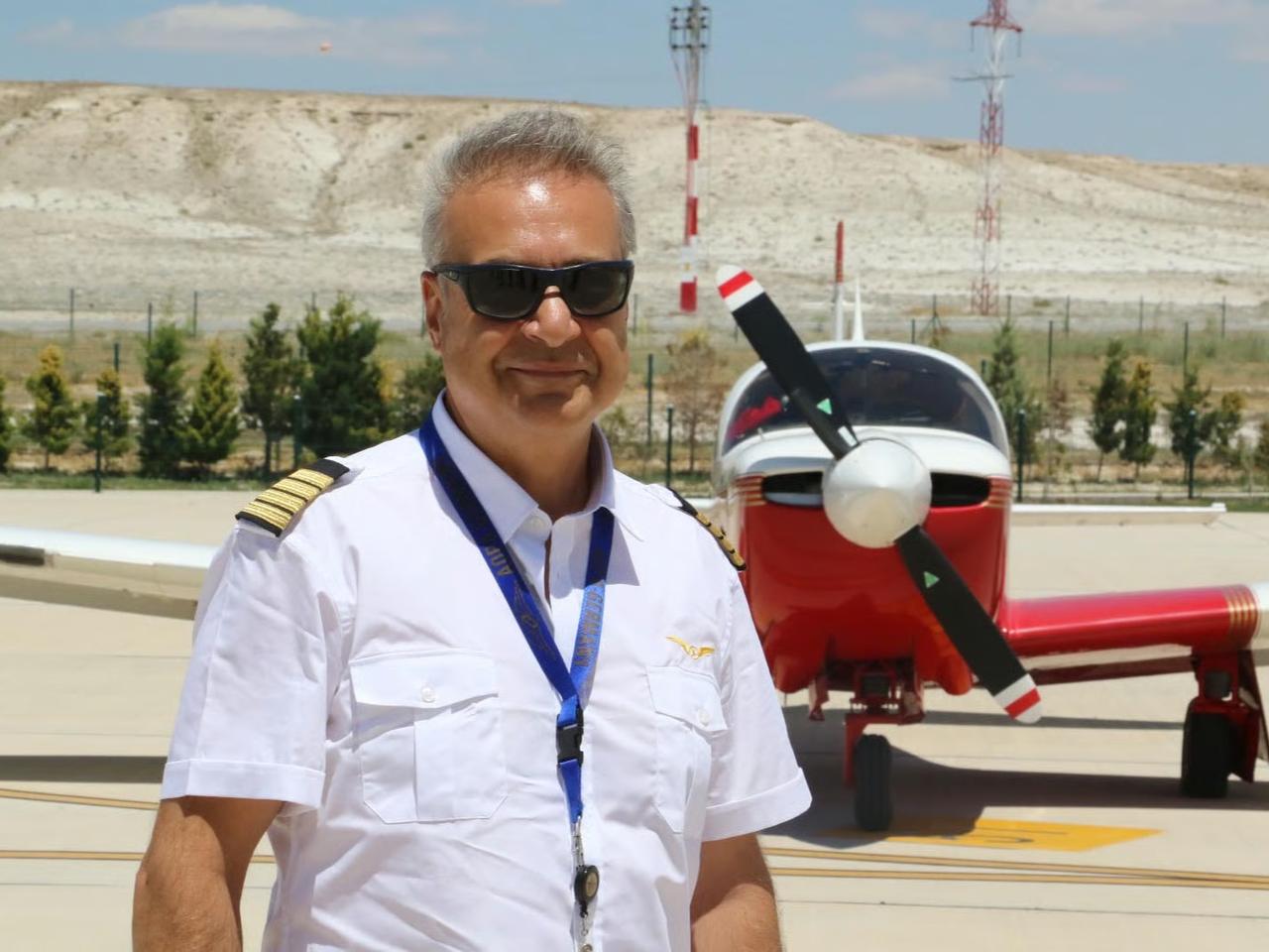 Pilotun çocukluk hayali yarıda kaldı