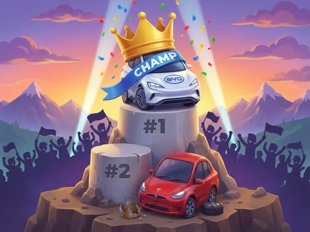 Elektrikli araç dünyasında devir teslim: Tesla küresel liderliği BYD’ye kaybetti