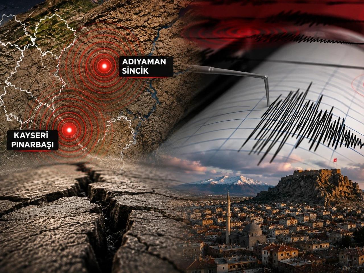 Uzman uyardı: Adıyaman ve Kayseri'de peş peşe iki deprem!