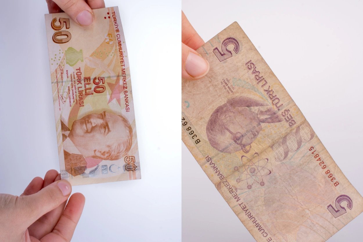 Yeni 5 ve 50 TL'ler dolaşıma girdi 