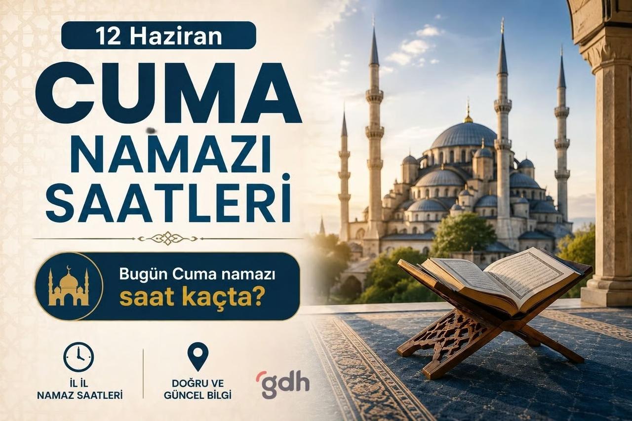 Bugün Cuma namazı saati kaçta? Diyanet ile 12 Haziran Ankara, İzmir, İstanbul Cuma namazı kaçta, ne zaman kılınacak?