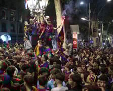 Barcelona'nın şampiyonluk sevinci: Espanyol karşısında 2-0'lık galibiyet, sezonun üçüncü kupası geldi