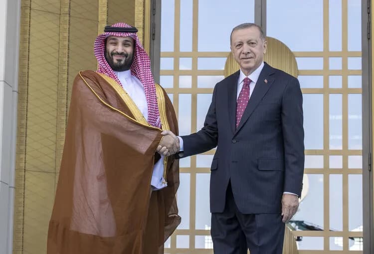 Cumhurbaşkanı Erdoğan ve Suudi Arabistan Veliaht Prensi Muhammed bin Selman - AA