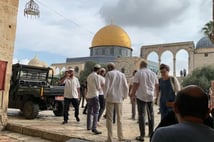 Kudüs'te gerilim tırmanıyor:  Yahudi yerleşimciler Kurbanlarla Mescid-i Aksa'ya baskın düzenledi