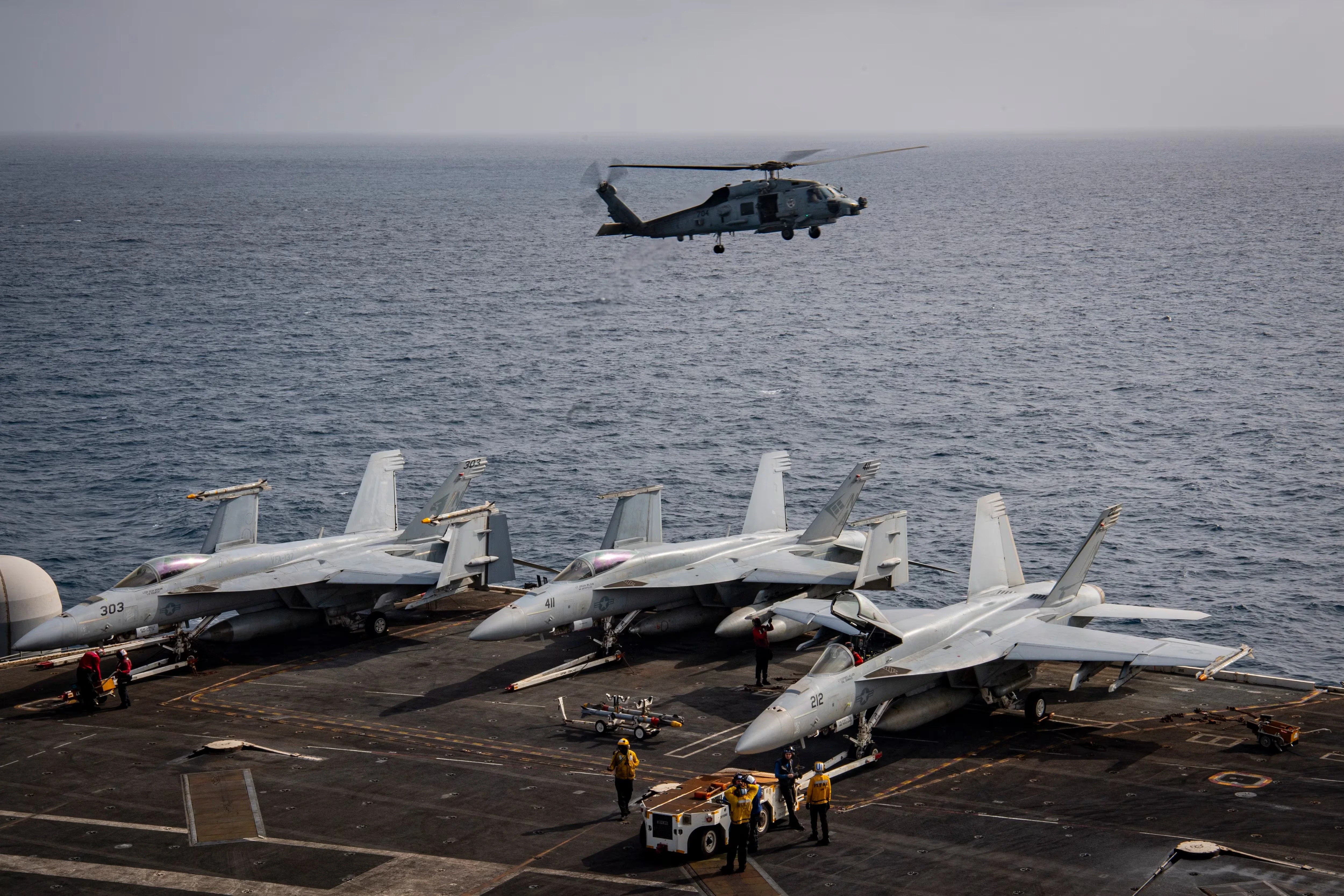 U.S. Navy Jet, Helicopter Crash in South China Sea