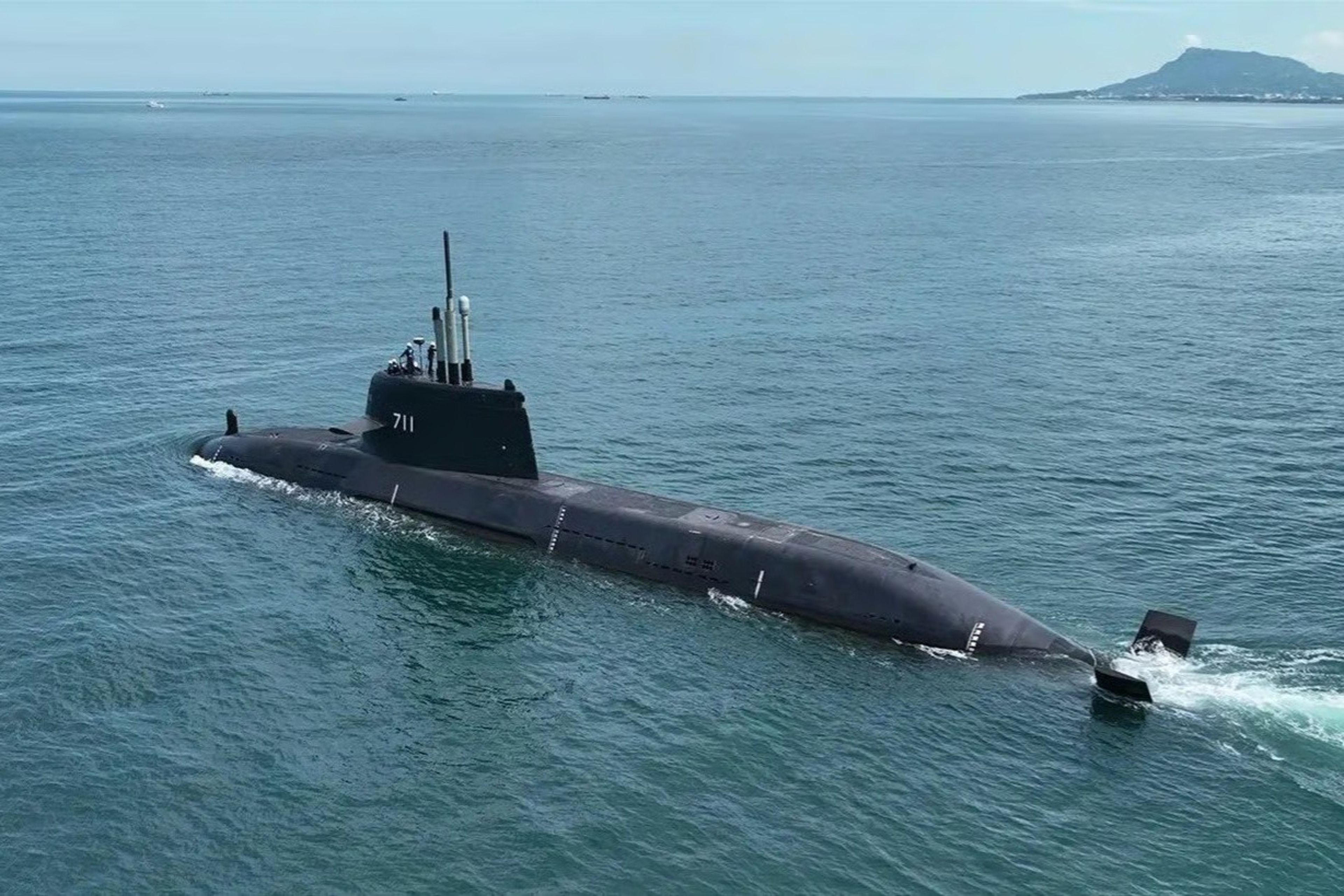 Tayvan’ın yeni denizaltısı Hai Kun deniz denemesinde arıza yaşadı