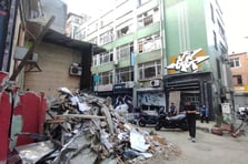 Patlama sonrası yaşanan yıkım gün aydınlanınca ortaya çıktı