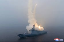 Kuzey Kore yeni destroyerinden seyir füzesi test etti