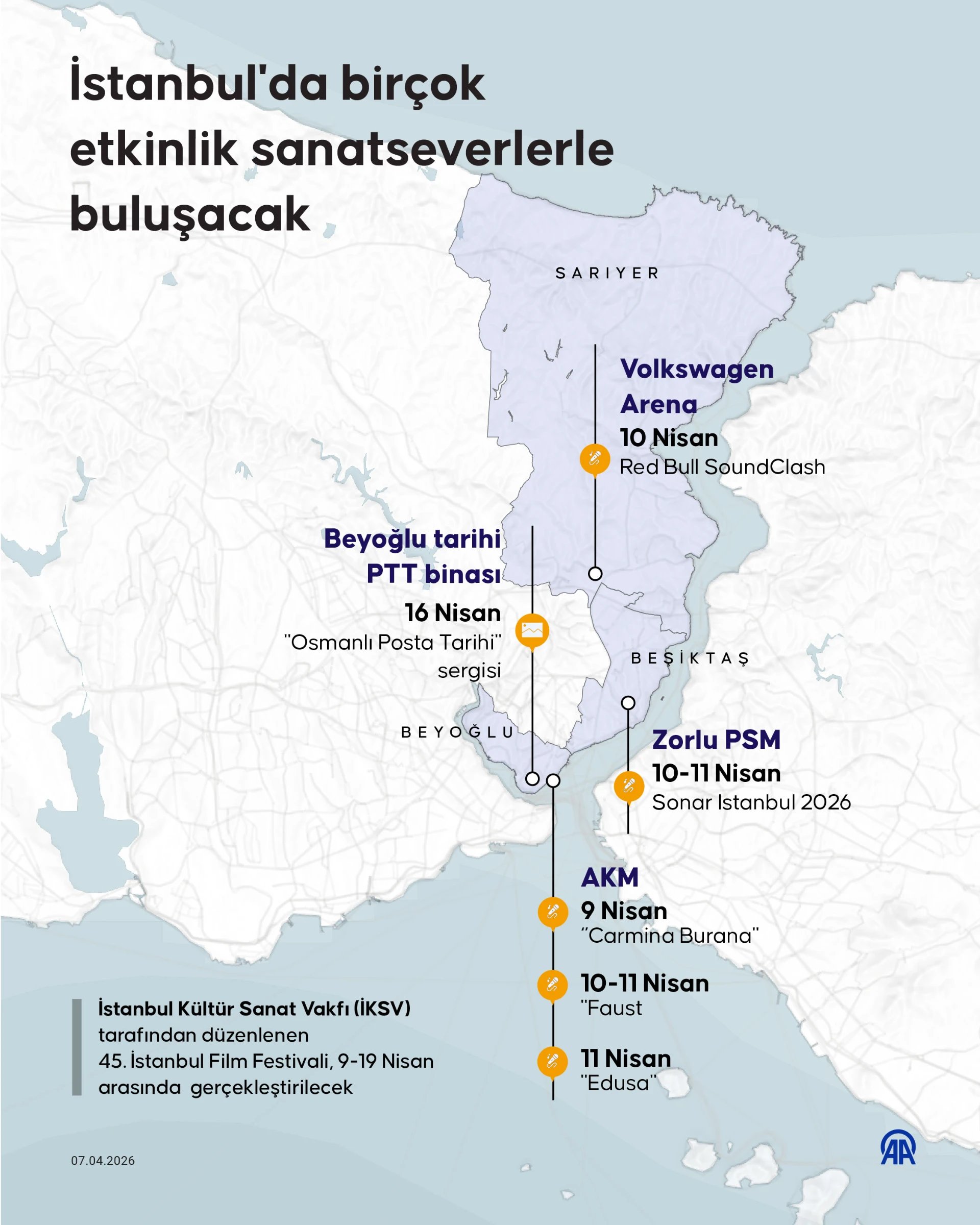 İstanbul bu hafta birçok etkinliğe sahne olacak