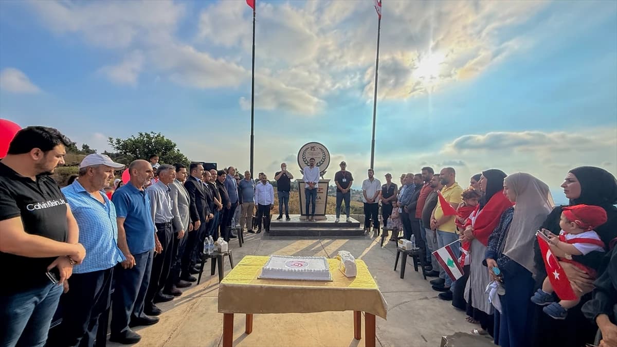 Lübnan'da Türkmen kasabası Kavaşra'da 15 Temmuz şehitleri anıldı