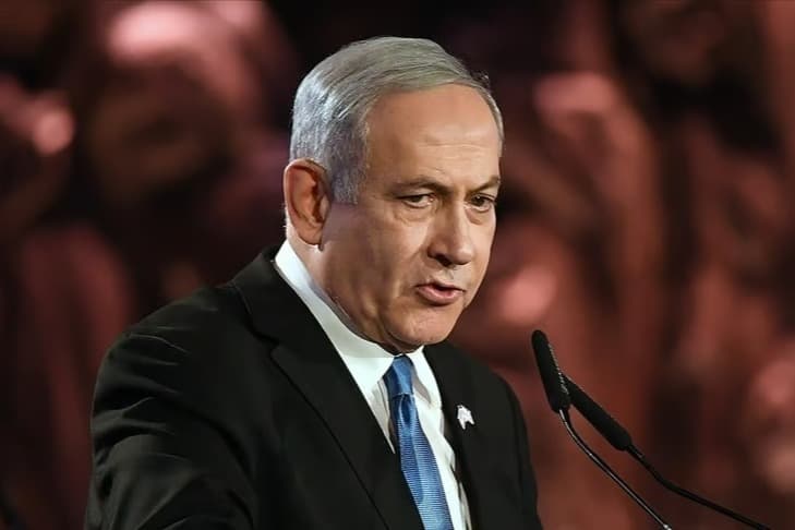 İsrail Başbakanı Netanyahu'nun konvoyu bir motosiklete çarptı