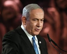 İsrail Başbakanı Netanyahu'nun konvoyu bir motosiklete çarptı