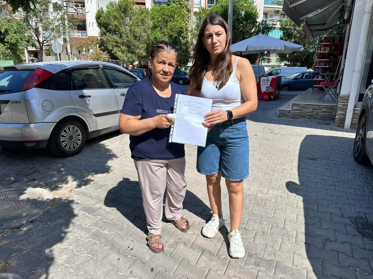 Ayşe Ortan ve kızı - İHA
