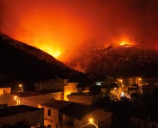 Bursa'da orman yangınıyla mücadele sürüyor: Üç mahalle boşaltıldı