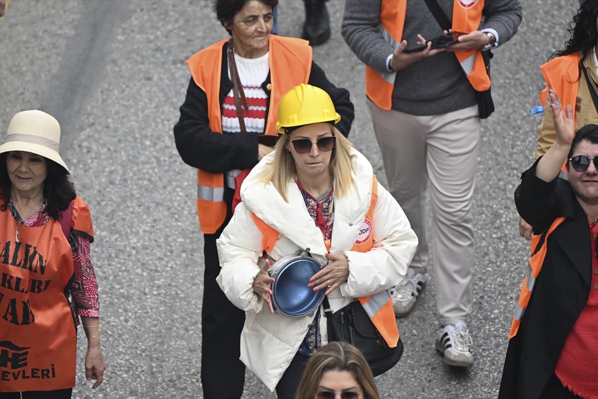 Başkentte 1 Mayıs böyle kutlandı! Doruk Madencilik işçileri de meydandaydı