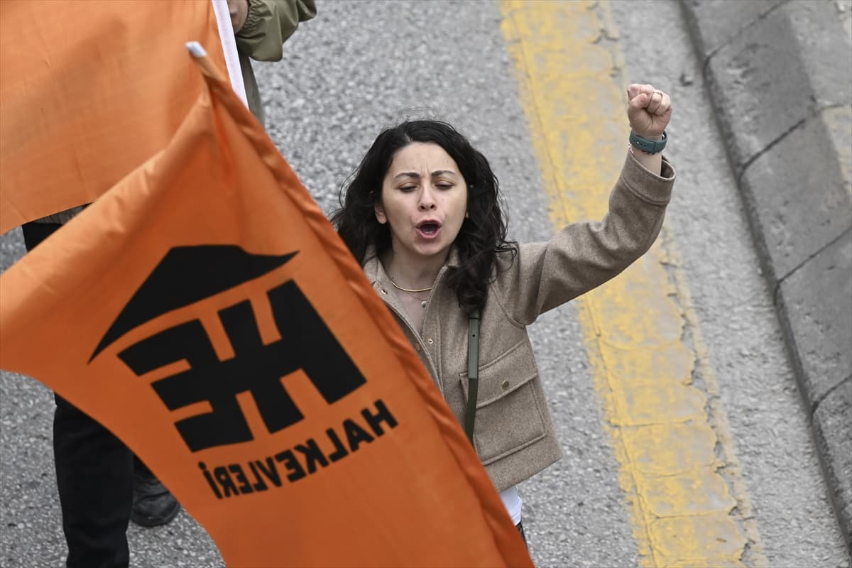 Başkentte 1 Mayıs böyle kutlandı! Doruk Madencilik işçileri de meydandaydı
