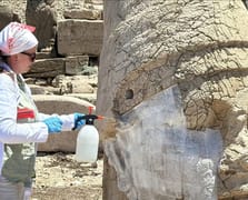 Nemrut Dağı'ndaki dev heykeller nano teknolojiyle korunuyor