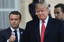 New York'ta Trump’ın konvoyu Macron’u yolda bıraktı