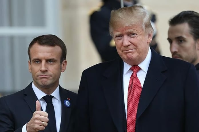New York'ta Trump’ın konvoyu Macron’u yolda bıraktı