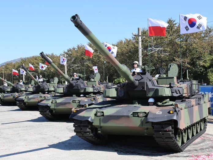 Güney Koreli Hyundai Rotem, Polonya’ya 180 adet K2 Black Panther ana muharebe tankı teslimatını tamamladı