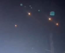 İran'ın fırlattığı füzeler bir düğünün üzerinden geçerken görüntülendi