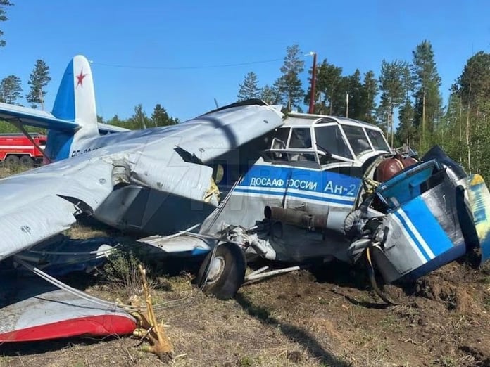 Rusya'nın Çita kentinde uçak sert iniş yaptı: 10 yaralı