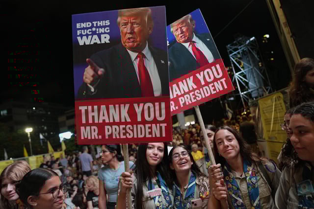 Israelis Credit Gaza Deal to Trump 