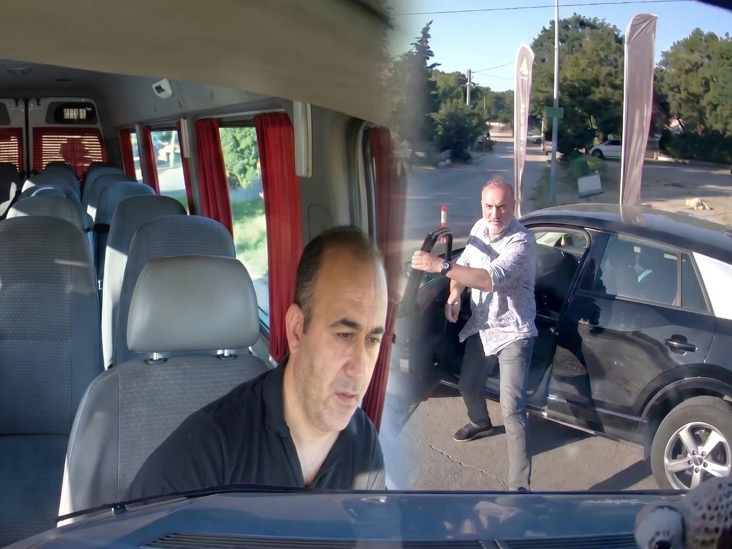 Sakarya’da trafikte savcı ile minibüs şoförü birbirine girdi