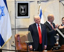 Trump Knesset'te dünyaya hitap etti