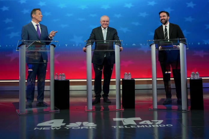 New York Belediye Başkan Adayları karşı karşıya