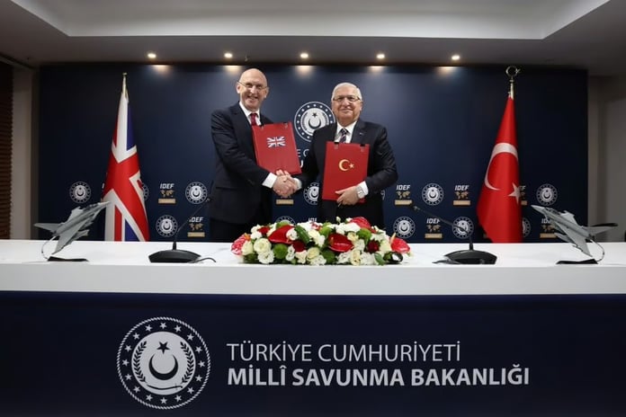 Türkiye ve Birleşik Krallık, Typhoon anlaşması için mutabakat zaptı imzaladı