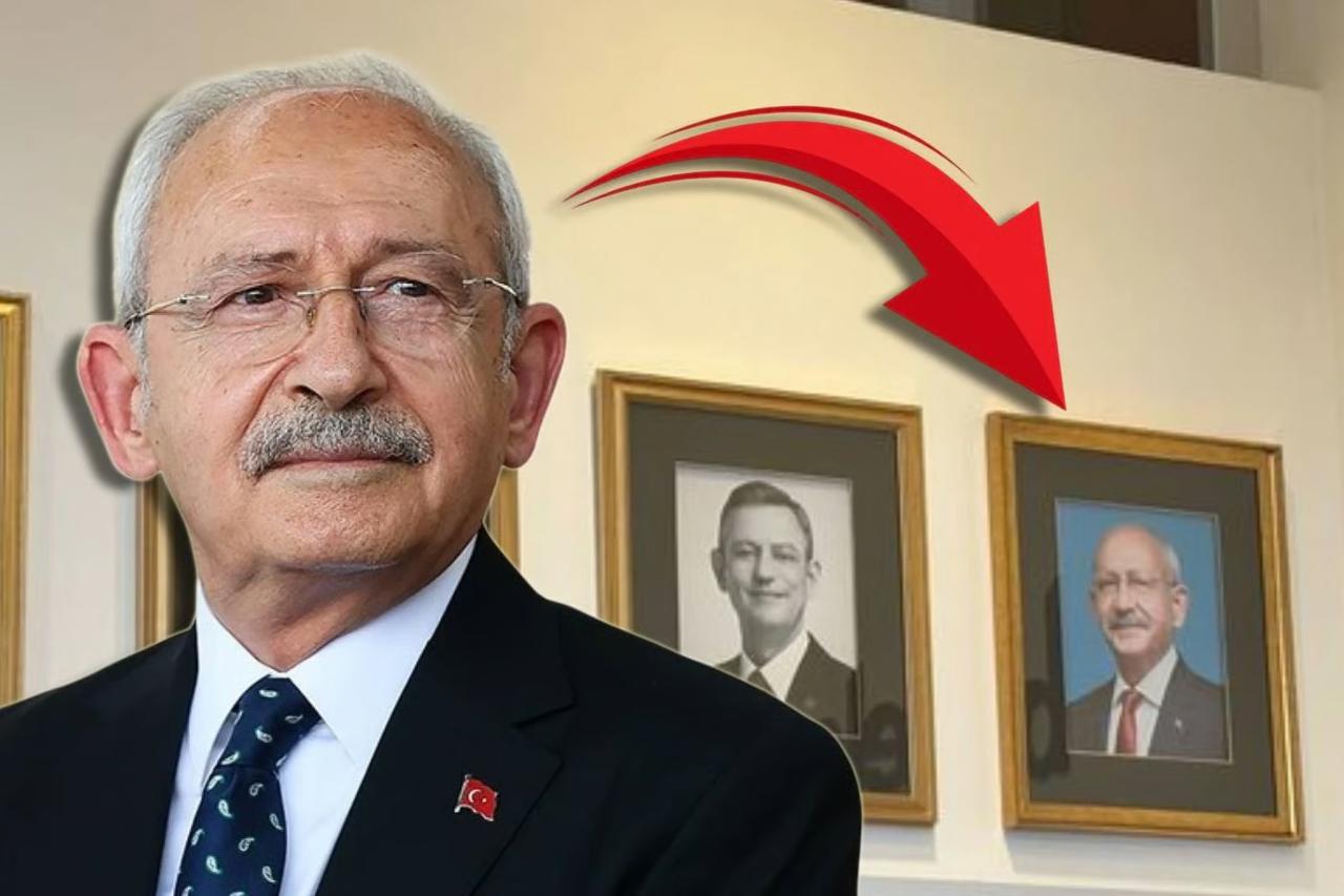 Kemal Kılıçdaroğlu yeniden CHP Genel Merkezi'nde! Makam odasına fotoğrafı asıldı