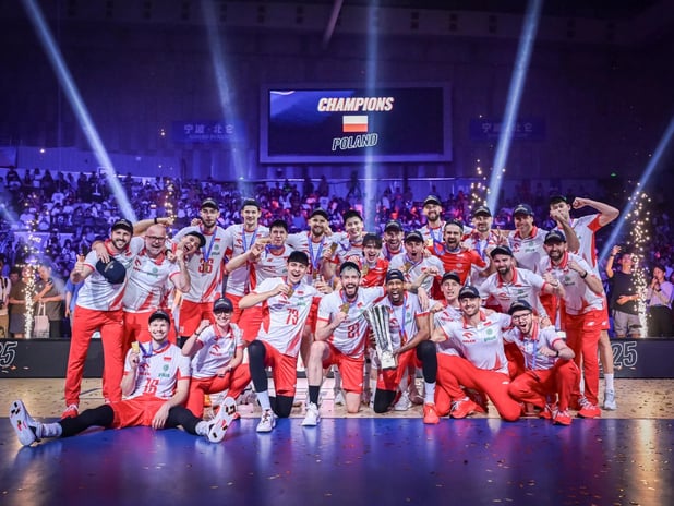 VNL'de Polonya fırtınası: Finalde İtalya'yı set vermeden yenen Polonya, ikinci kez Milletler Ligi şampiyonu