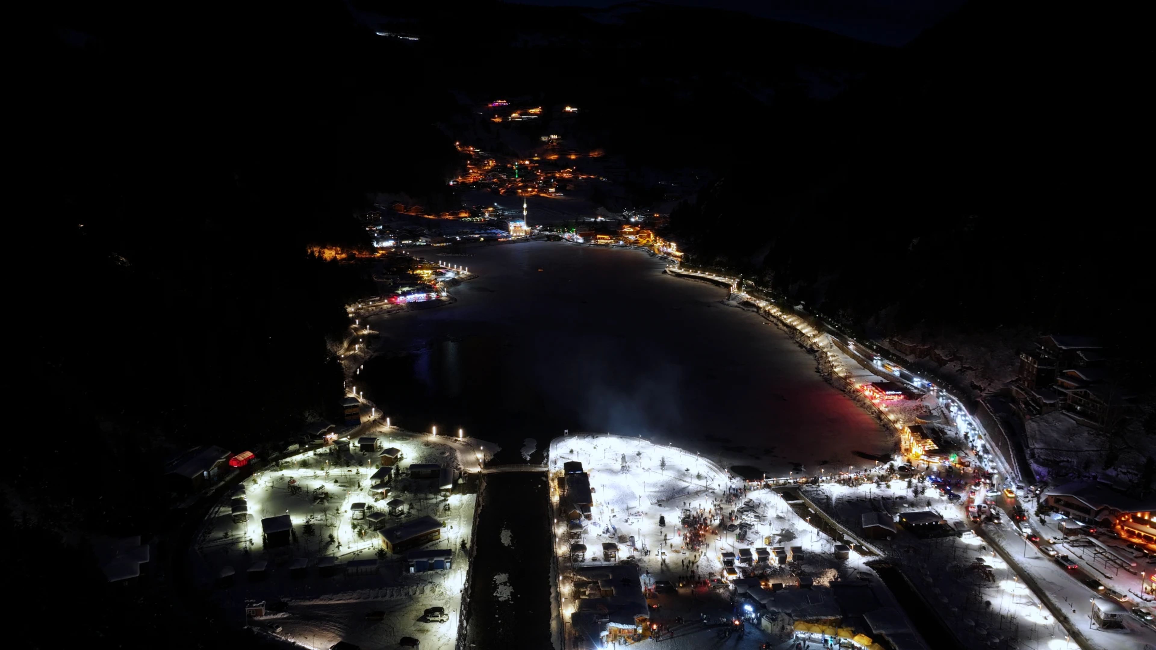 Uzungöl'ün büyüleyen gece çekimleri