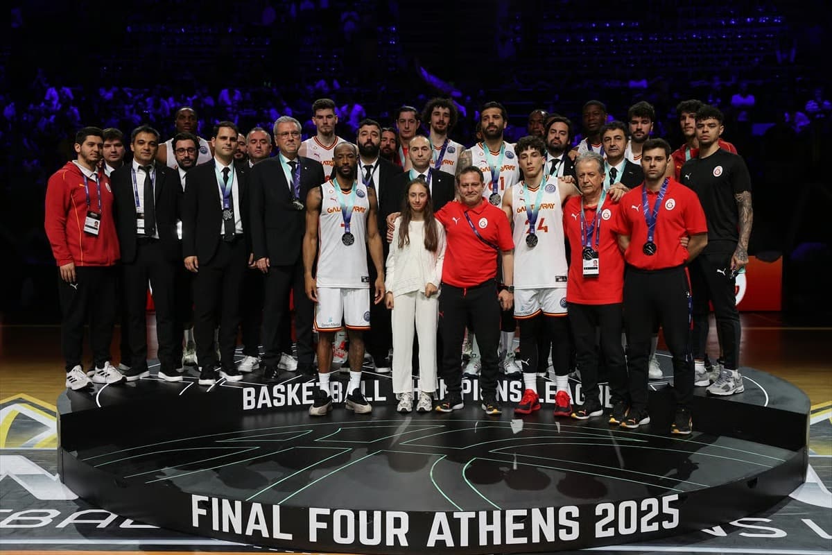 Galatasaray, Basketbol Şampiyonlar Ligi'nde ikinci oldu