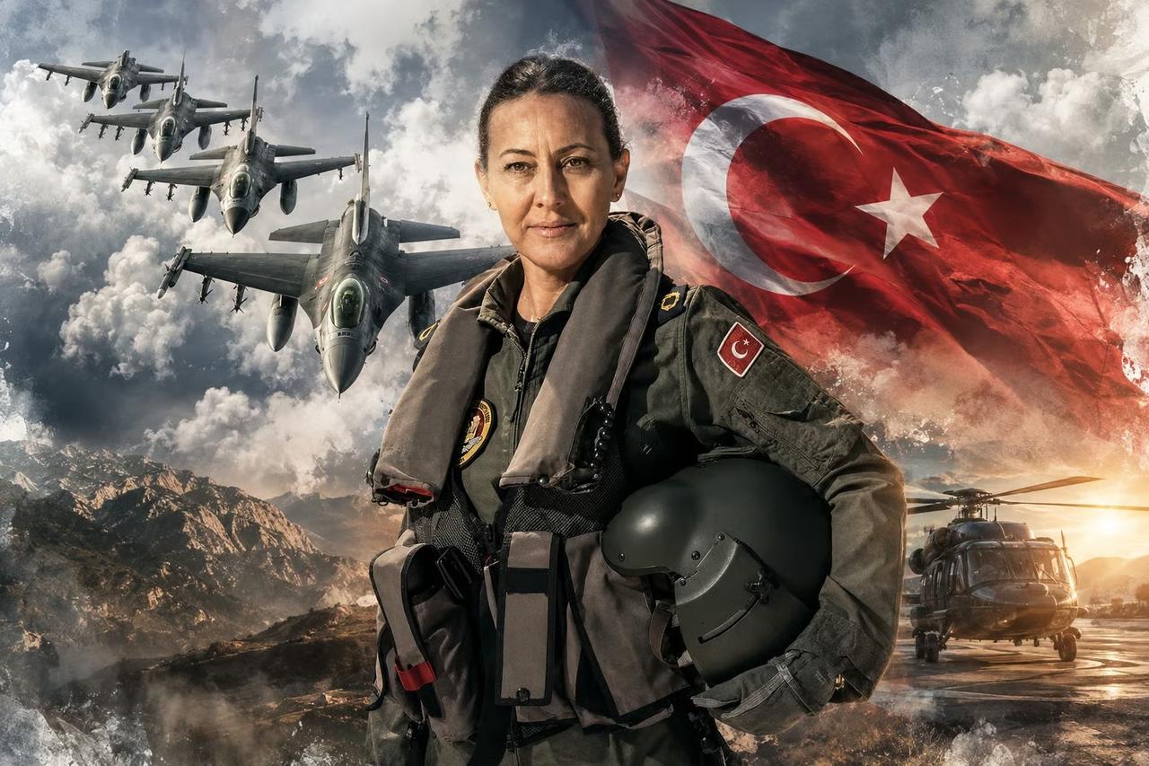 Türk Hava Kuvvetleri'nde bir ilk! Özlem Karapınar paşa oldu

