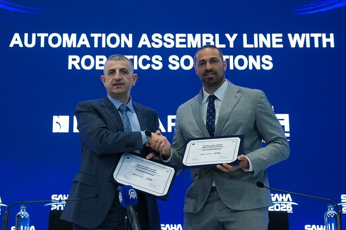 Baykar, robotik üretim hattı için Gruppo Esea ile sözleşme imzaladı