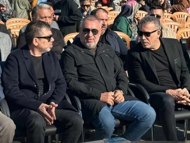 Hamle İnşaat AŞ yetkilileri Murat Yaren ve Ayhan Çevik, Haluk Levent